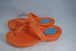 skechers sandals womens orange