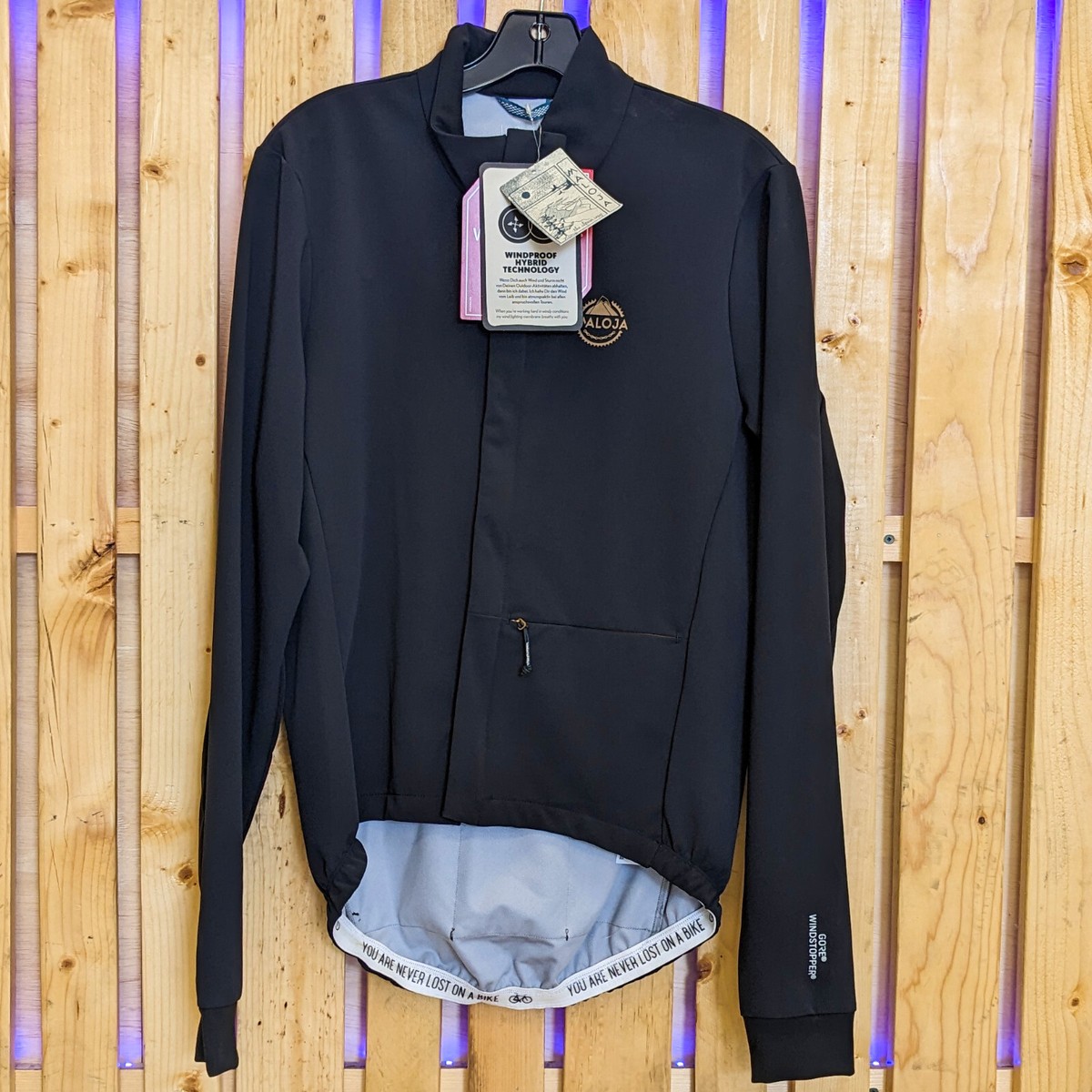 Maloja Pungel Gore Windstopper Jacket Moonless (black) Medium