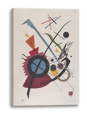 Lein-Wand-Bild Kunstdruck: Wassily Kandinsky - Violett (1923)