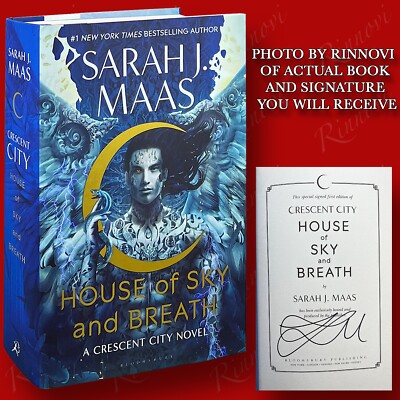 House of Sky and Breath SIGNED Sarah J Maas (2022,HC, Exclusive 1st/1st) NEW