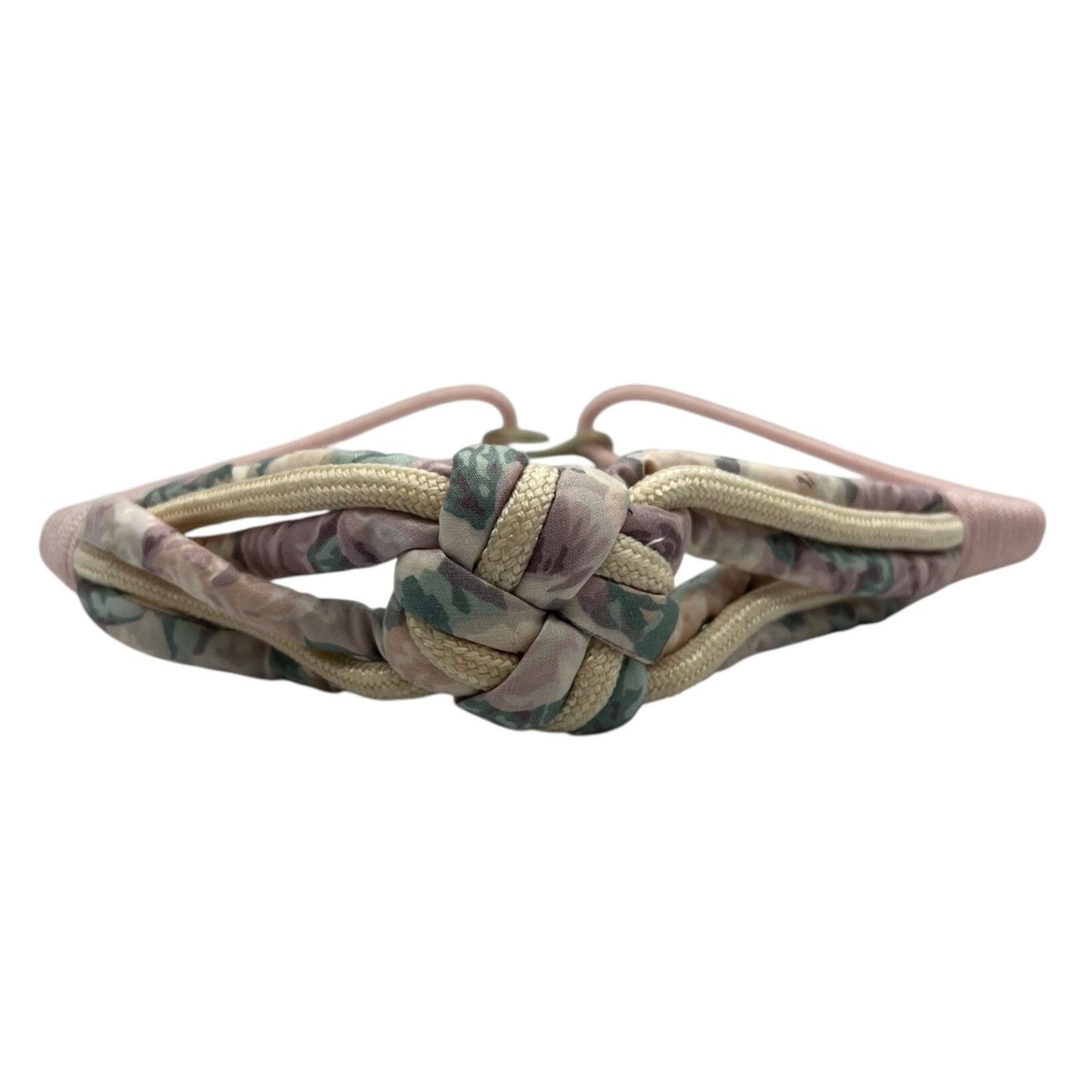 1980’s unique belt Vtg 1980s Gold Tone Frogs Braided Belt Hook & Loop  main image 4
