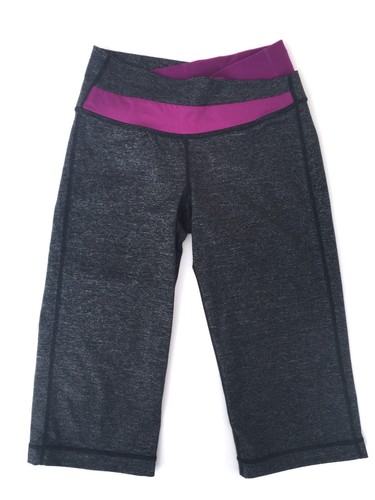 LULULEMON Astro Crop Crops Size 2 Gray 