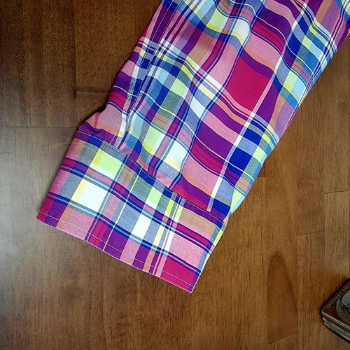Men's Chaps Plaid Long Sleeve Button Shirt 2XL - Picture 8 of 10