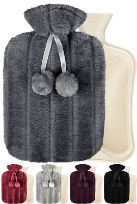 RHP kuschelige Wärmflasche mit weichem Bezug Wärmflaschen für Erwachsende Kinder