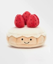 Jellycat exquisite French strawberry tart delicious food cute plush toy