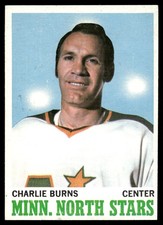 1970-71 Topps Charlie Burns Rookie Minnesota North Stars #44