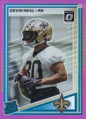 2025 Panini Donruss - Devin Neal #359 Optic Preview Pink Prizm 