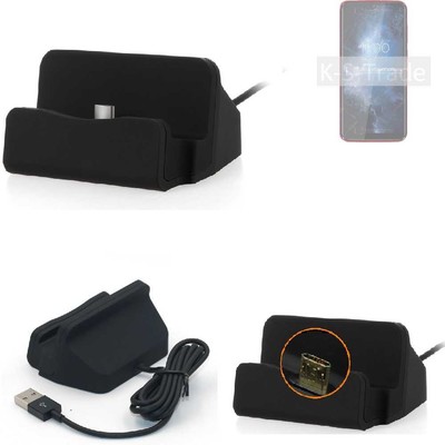 Ladestation für BQ Mobile BQ-6061L Slim Micro USB Dockingstation Ladegerät sch