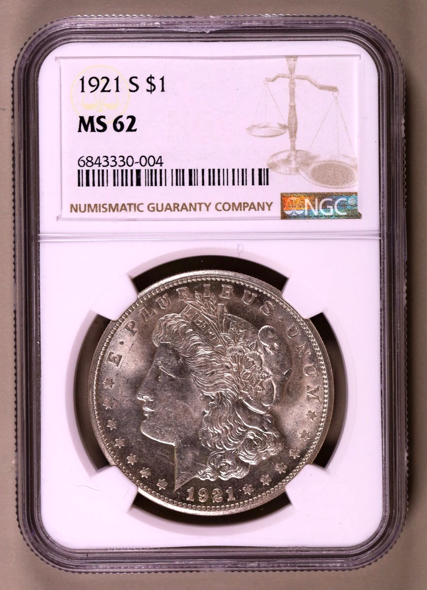 MS 62 Graded 1921 Year Morgan US Dollars (1878-1921) for sale | eBay