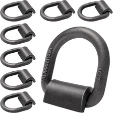 8pcs Heavy Duty 12000lbs Trailer Weld-on Forged D Ring Tie Down Anchor 12 Weld 8pcs Heavy Duty 12000lbs Trailer Weld-on Forged D Ring Tie Down Anchor 12 Weld