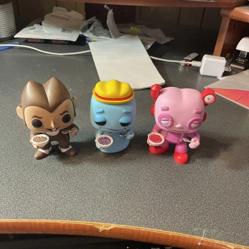 Funko Pop Ad icons #33 Count Chocula #34 Franken Berry #35 Boo Berry Loose OOB