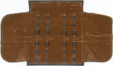 Carry All Klappmesserpaket h&auml;lt 12 Cordura Aufbewahrungsrollen samtgef&uuml;ttert schwarz