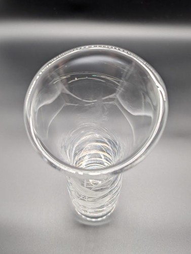 Vintage Vase geätzter Vogel Kristallglas Riquewihr Frankreich LaCristallerie signiert - Bild 6 von 10
