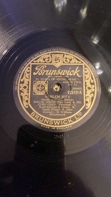 Rare 78rpm record, E, WILLIE SMITH : Harlem Joys , Brunswick 02513