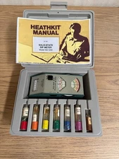 Heathkit HD-1250 Solid-State Dip Meter  w/Case, 7 Coils and manual.