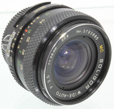 SOLIGOR MC WIDE-AUTO F : 2.5 f=28mm Weitwinkelobjektiv für Nikon AI | 65910