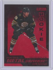 2023-24 Metal Universe John Beecher 08-09 Rookie Retros Red PMG /100 Hockey Card