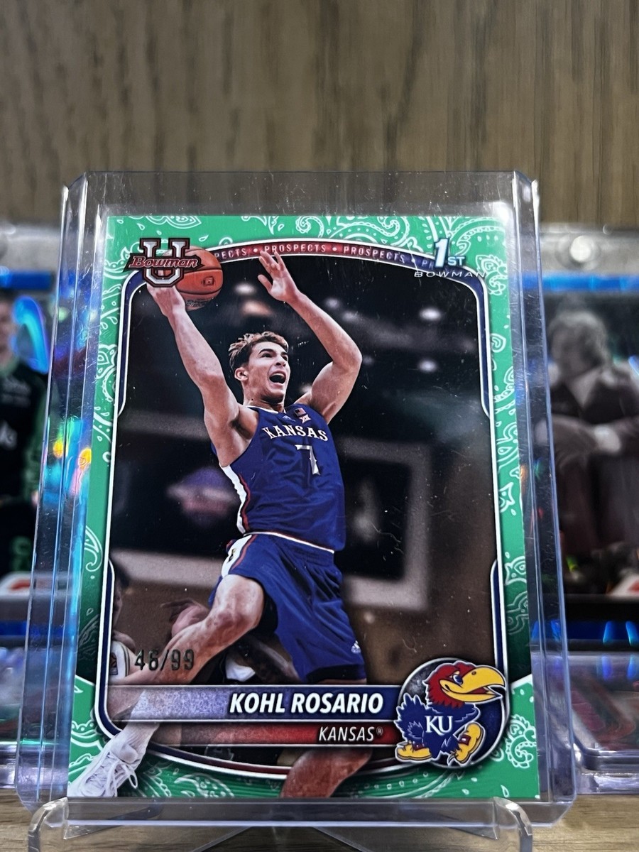 2025-26 Bowman Chrome Kohl Rosario Green Bandana /99 | eBay