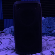 ABS-8428 Portable Bluetooth Party Speaker Boombox LED USB AUX Black AM/FM
