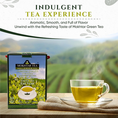 Mokhtar Tea London | Grüner Tee | Premium Qualität | Loseblätter | 500 Gramm | 10...