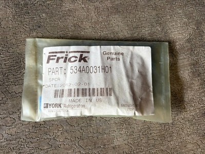 New Frick 534A0031H01 Spacer OEM Screw Compressor TDSH GDSH TDSB SPCR ALL RWB