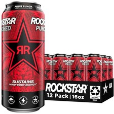 Rockstar Fruit Punch Energy Drink 16 Oz 12 Pack Fl Oz Energy Drink Rockstar Fruit Punch Energy Drink 16 Oz 12 Pack Fl Oz Energy Drink