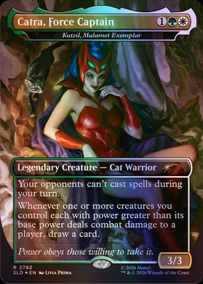 Foil Kutzil, Malamet Exemplar as  Catra, Force Captain  sl master of the univers