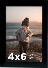 4X6 Picture Frame Set of 5 Photo Frames for 4X6 Pictures Wall Gallery Black 4X6