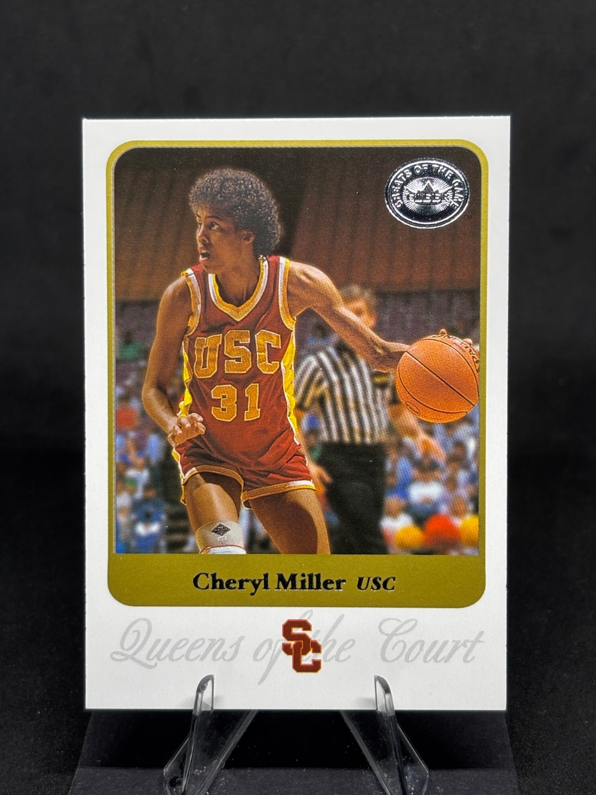 Cheryl Miller 2001 Fleer Greats Of The Game Queens Of The Court #82 USC Trojans