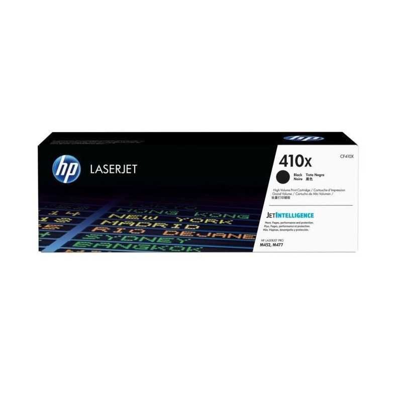 Toner HP 410X noir grande capacité CF410X consommable LaserJet Color encre laser noire
