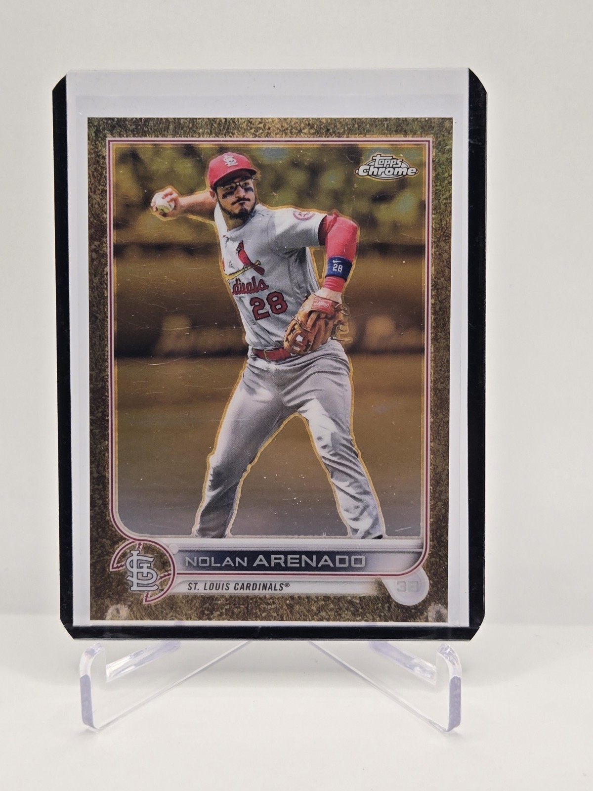 Nolan Arenado 2022 Topps Gilded Collection Gold Refractor/99