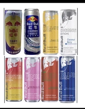 8 Count Red bull energy drink Flavors Ultimate Variety pack  With 2 Asian Flavor