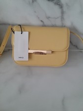 Mango Butter Lemon Yellow Crossbody Bag . Brand New With Tags 