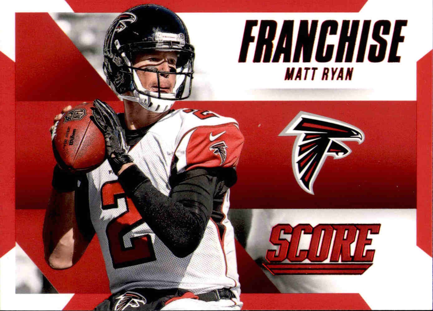 2015 Score Franchise Red #2 Matt Ryan Card