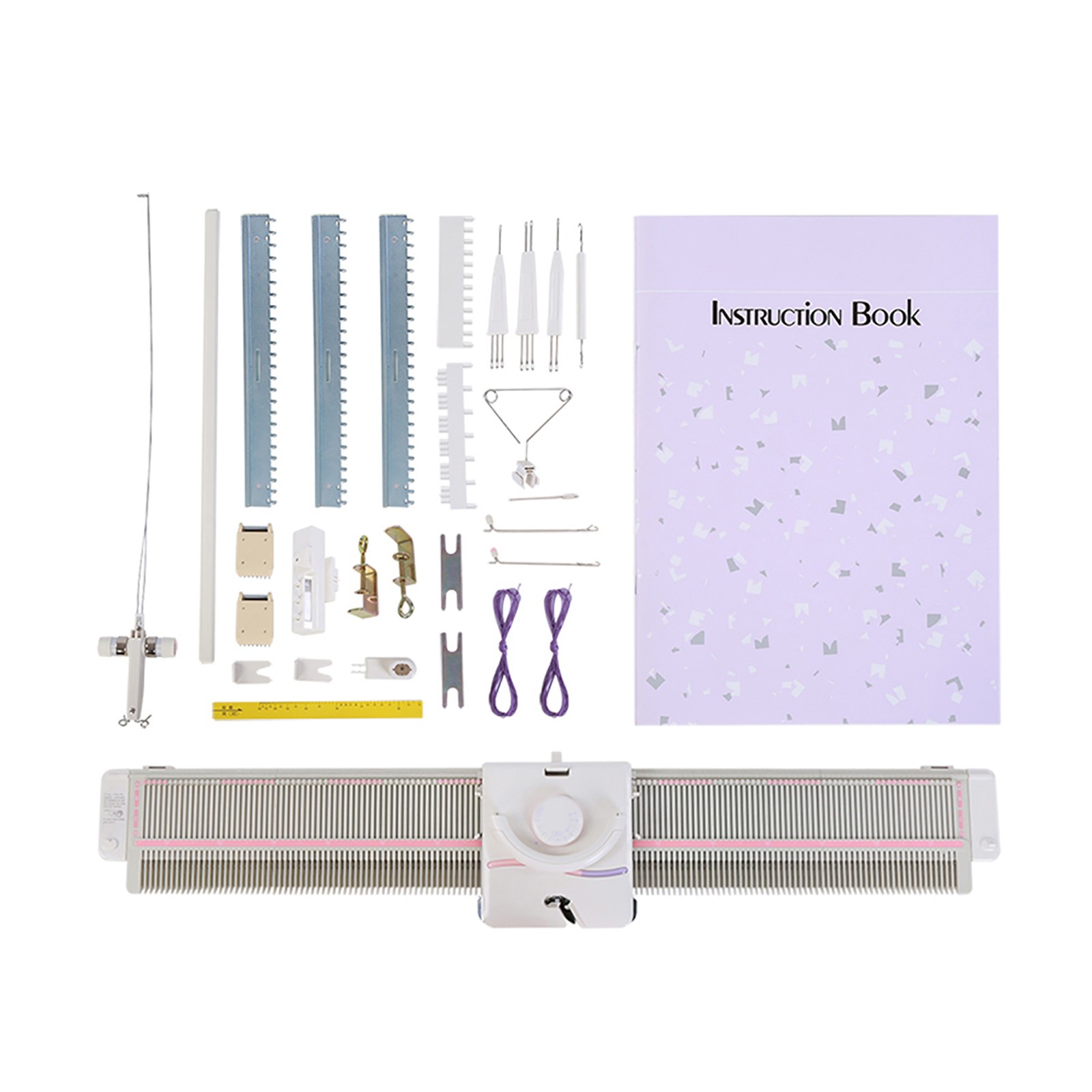 150 Stitches Weaving Loom Kit Knitting Machine Kit Manual Craft Easy To Operate