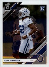 2019 Donruss Optic #124 Ben Banogu RC - FB