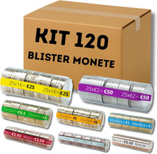 AF® Mix 120 Blister Monete | 15 Blister Monete 1 2 5 Centesimi + 15 Blister Mone