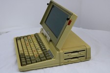 seltene Toshiba T1100 PLUS Vintage Laptop Tragbarer Computer, funktionsfähig
