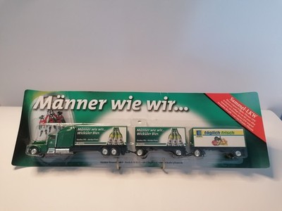 Wicküler Werbetruck 1:87 - Freightliner FLD120 Hängerzug - OVP - Edeka