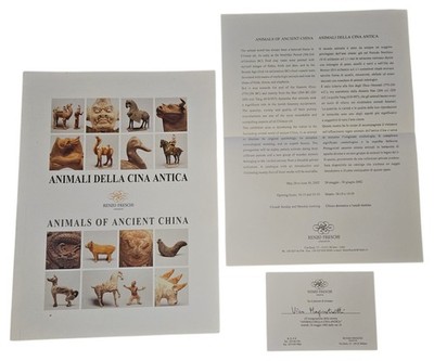 Animali Della Cina Antica Animals of Ancient China Renzo Freschi Catalog Italian
