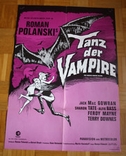 Tanz der Vampire 1967 Jack Mac Gowran Sharon Tate Original Kinoplakat A1 WA