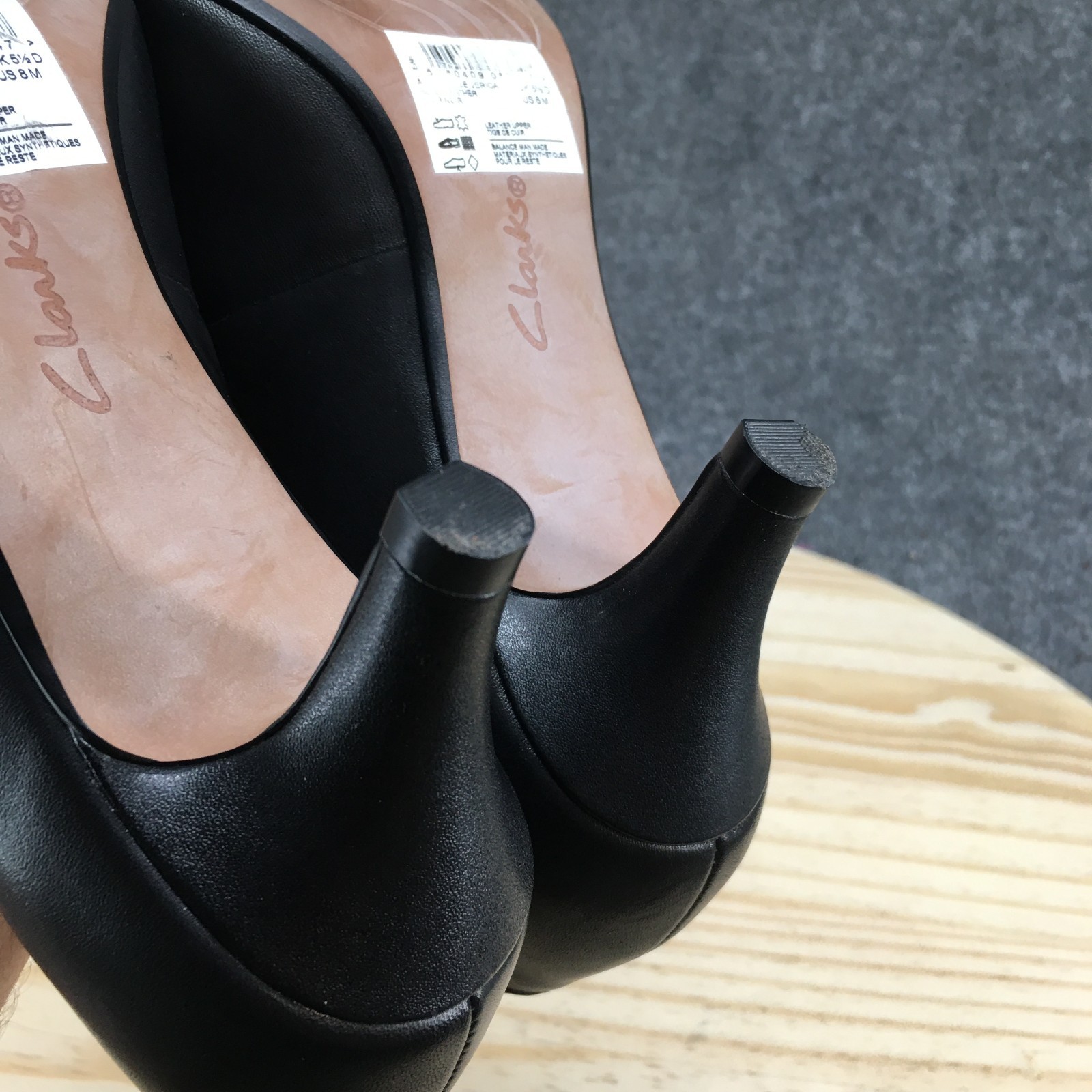 Clarks Shoes Womens 8 M  Linvale Jerica Pumps Bla… - image 14