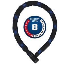 ABUS Fahrrad Kettenschloss m Schlüssel IVERA Chain 7210 schwarz 7x850mm Level8
