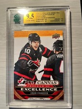 24-25 UD Series 2 UD Canvas Program Of Excellence Logan Stankoven SP Rookie 9.5