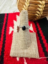 Handcrafted Black Onyx  Sterling Silver Ring