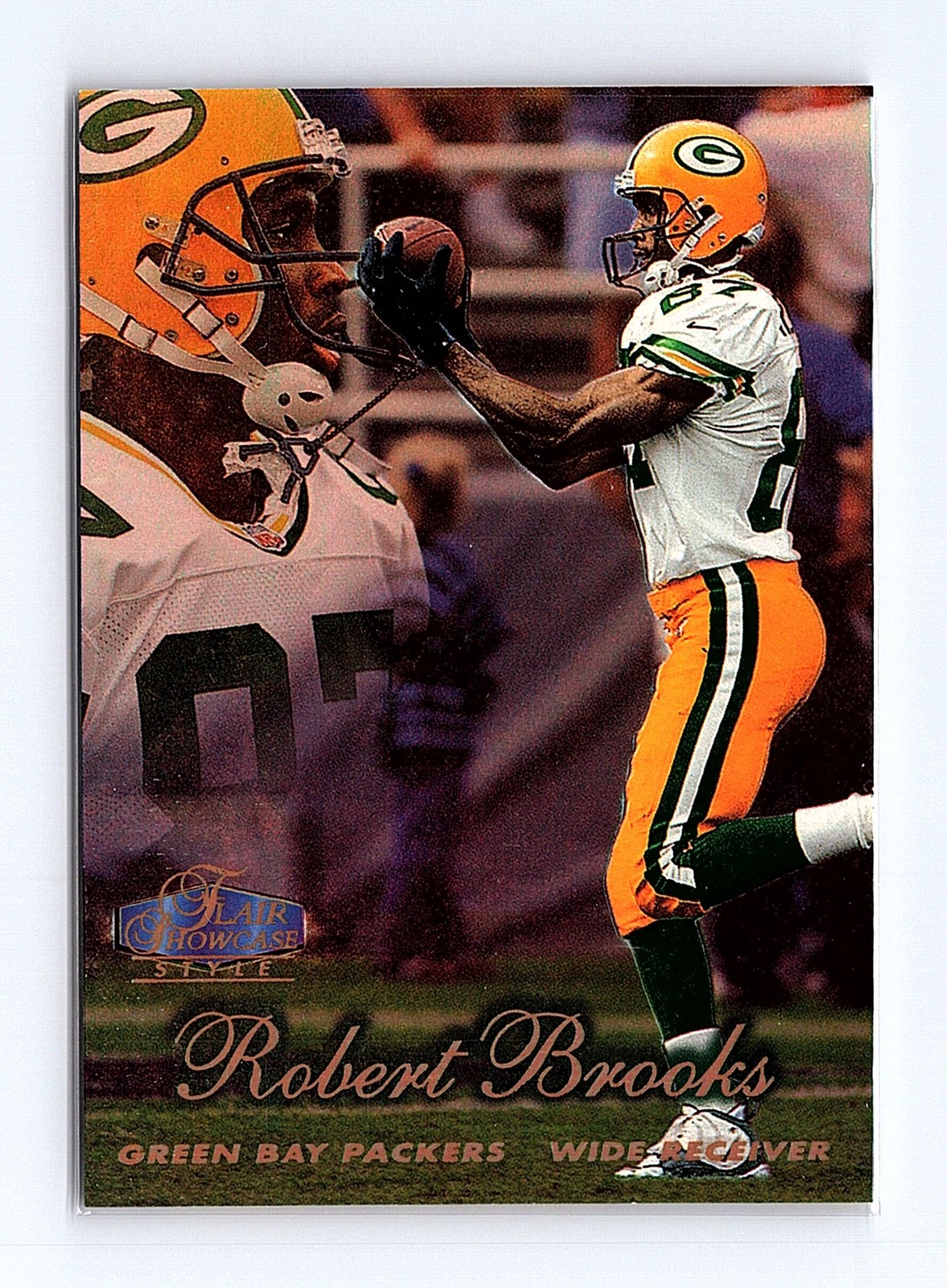 1998 Flair Showcase Robert Brooks #61 Flair Showcase Row 2 (Style)