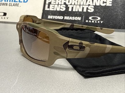 Oakley Fives Squared Multicam w/ Tungsten Iridium Polarized SKU