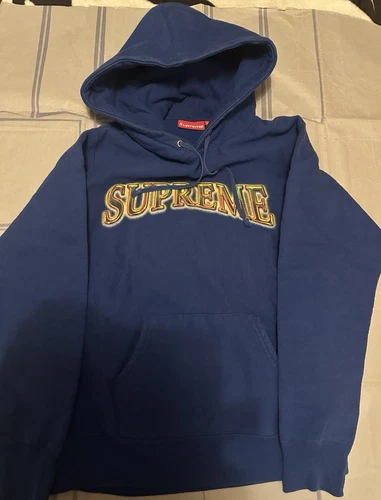 Homme•SUPREME•Hoodie•Couleur Marine, Taille S, Fabriqué au Canada ??, Coupe Slim