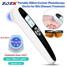 6 Diodes 308nm UV Light Therapy Device for Face Hand Arm Skin Diseases 20mW/cm 