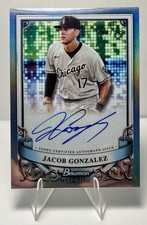 2024 Bowman Sterling Jacob Gonzalez Refractor...